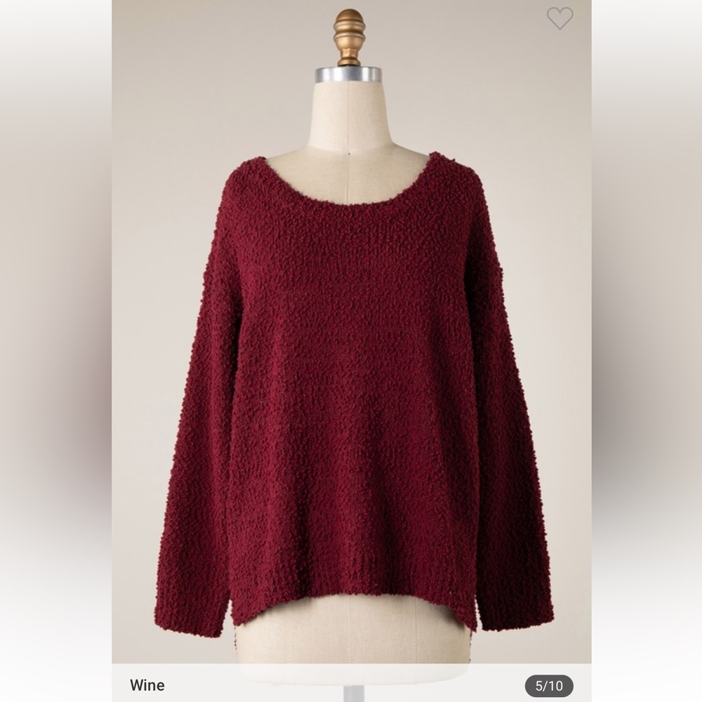 S/M - Wine - Miracle Sweaters